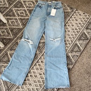 Zara Hi-Rise Full Length Jeans